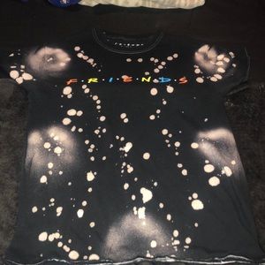 The shirt brand is friends the tv series. Size small worn ones